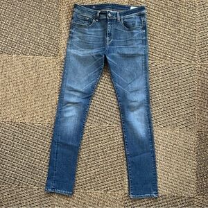 Men's Slim Fit Blue Jeans